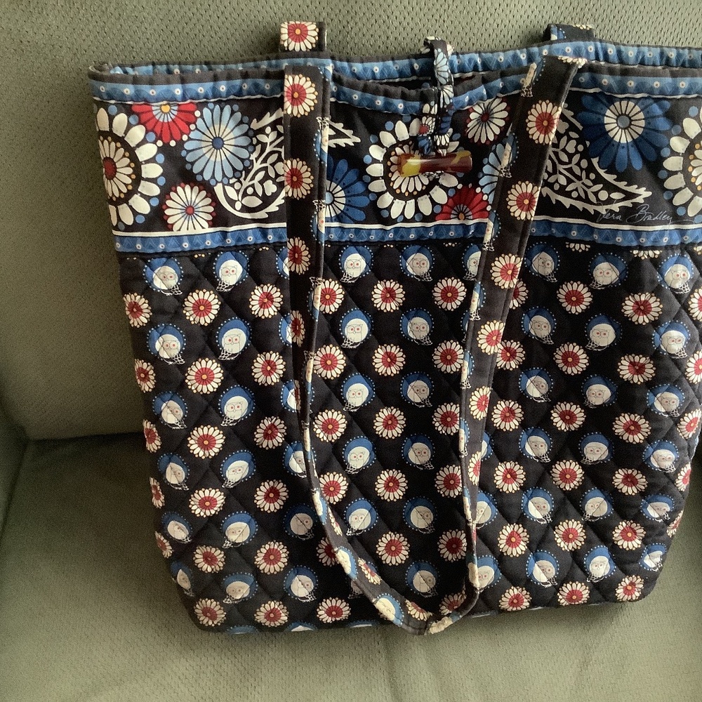 Vera Bradley tote night owl print